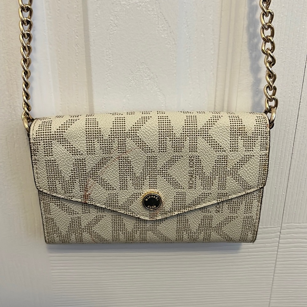 Michael Kors Monogram Phone Crossbody